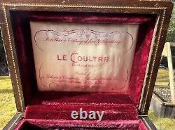 Vintage Le Coultre Watch Display Storage Wood Box Vacheron & Constantine