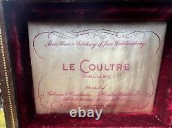 Vintage Le Coultre Watch Display Storage Wood Box Vacheron & Constantine