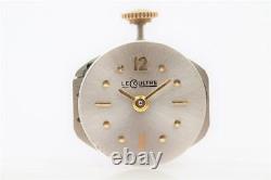 Vintage Lecoultre 14k Solid Gold Authentic Diamond Vxn Lapel Watch Needs Service