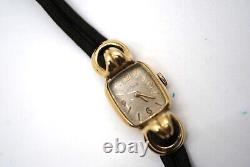 Vintage Lecoultre Ladies Watch. 14k Yellow Gold. Manual Wind