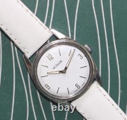 Vintage Lecoultre Manual Winding World War 2 Used Men's Wrist Watch 1940's
