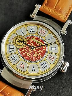 Vintage Men's Wristwatch LeCoultre pocket movement, perfect Dial