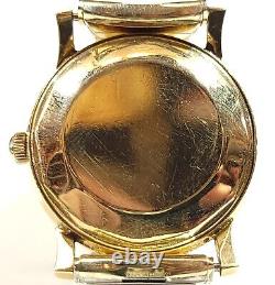 Vintage Solid 18K Gold LeCoultre Men's Bumper Automatic Watch, 34mm, 476/2