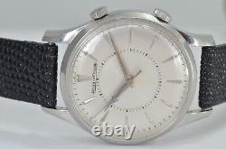 Vintage Stainless Jaeger LeCoultre Memovox Alarm Watch 35mm Cal. P489/1 Serviced