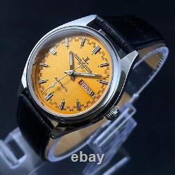 Vintage Swiss Jaeger LeCoultre Club Automatic Day Date Men's Wrist Watch FJ14