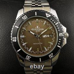 Vintage Swiss Jaeger LeCoultre Club Automatic Day Date Men's Wrist Watch FL03