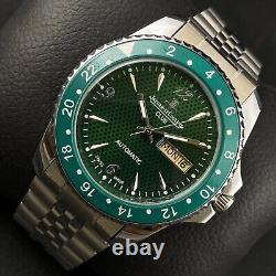 Vintage Swiss Jaeger Lecoultre Club Automatic Day Date Men's Wrist Watch WJ01