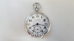 Vintage Swiss Jaeger-lecoultre Calibre 467/2 Manual Wind Open Face Pocket Watch