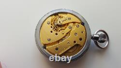 Vintage Swiss Jaeger-lecoultre Calibre 467/2 Manual Wind Open Face Pocket Watch