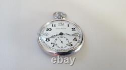 Vintage Swiss Jaeger-lecoultre Calibre 467/2 Manual Wind Open Face Pocket Watch