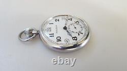 Vintage Swiss Jaeger-lecoultre Calibre 467/2 Manual Wind Open Face Pocket Watch