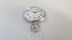 Vintage Swiss Jaeger-lecoultre Calibre 467/2 Manual Wind Open Face Pocket Watch