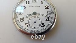 Vintage Swiss Jaeger-lecoultre Calibre 467/2 Manual Wind Open Face Pocket Watch