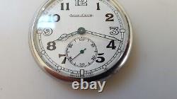 Vintage Swiss Jaeger-lecoultre Calibre 467/2 Manual Wind Open Face Pocket Watch