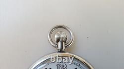 Vintage Swiss Jaeger-lecoultre Calibre 467/2 Manual Wind Open Face Pocket Watch