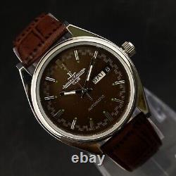 Vintage Swiss Made Jaeger Lecoultre Club Automatic Day Date Men's Wrist Watch