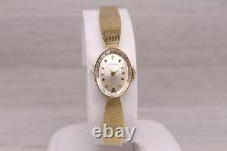Vintage c. 1970's LeCoultre Ladies 14k Yellow Gold Bracelet Watch c. 845