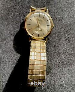 Vintage mens jaeger lecoultre gold filled watch In Excellent Condition