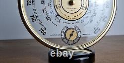 Vintage mid-century Jaeger (Lecoultre) weather-station (barometer & thermometer)
