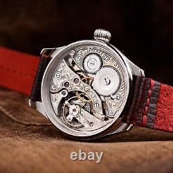 Vintage skeleton wristwatch, antique watch, swiss mens watches, exclusive watch