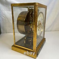 Vtg LeCoultre ATMOS 526-5 Swiss Perpetual Motion CLOCK & Box/Case Read Descrip