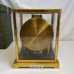 Vtg LeCoultre ATMOS 526-5 Swiss Perpetual Motion CLOCK & Box/Case Read Descrip