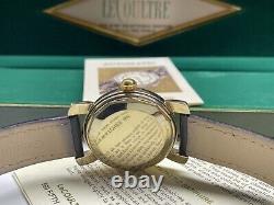 Belle montre-bracelet automatique vintage Lecoultre avec boîte et papiers