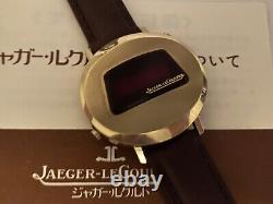 Belle montre-bracelet vintage Jaeger Lecoultre LED fabriquée en Suisse