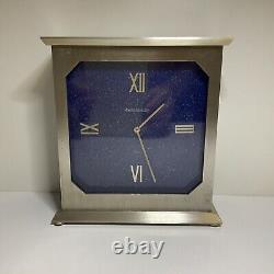 Horloge de bureau Jaeger Lecoultre Vintage Rare des années 1970 en état de marche 5553, Suisse