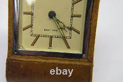Horloge de bureau / de voyage mécanique Vintage Jaeger Lecoultre à huit jours