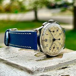 Jaeger 1940s Vintage Manual Wind Cal. 285 Tricompax Chronographe