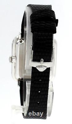 Jaeger-LeCoultre 18 Or Blanc Vintage Montre pour Dames en Onyx et Diamants 6050 22