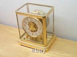 Jaeger LeCoultre Vintage Atmos Swiss Clock 528-6 Projet d'article de collection du domaine de la fin des années 1970