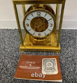 Jaeger Lecoultre Atmos Air Clock Table Horloge Vintage Antique Japon Utilisé