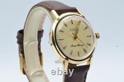 Jaeger Lecoultre Montres Homme Master Mariner 1 3/8in 14k Montre Or Automatique