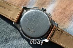 Jaeger Vintage Chronographe 1950s Universal Geneve Cal. 285 Acier Inoxydable 22522