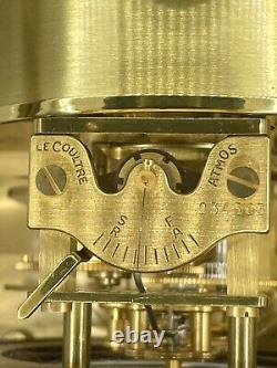 LE COULTRE & CIE 15 JEWEL METAL CALIBER 528-8 ATMOS CLOCK234563 Fonctionne, garde le temps