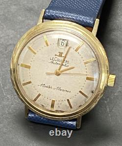 La montre automatique vintage LeCoultre Master Mariner en or 14 carats 1200