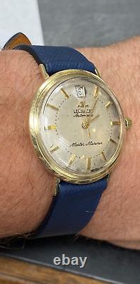 La montre automatique vintage LeCoultre Master Mariner en or 14 carats 1200