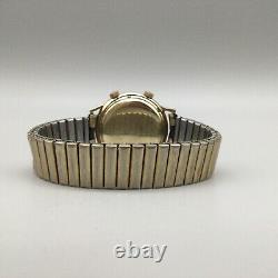 La montre-bracelet de réveil rare vintage Le Coultre Ford Motor Company Henry Ford II