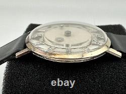 LeCoultre Galaxy Diamond Mystery Dial Montre Vintage en or blanc 14 carats à remontage manuel