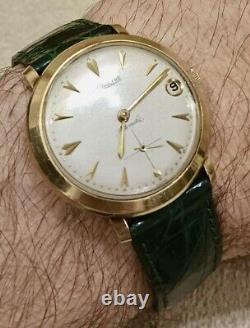 LeCoultre Gold 10K Bumper RARE Vintage des années 1950 Pré-Jaeger LeCoultre