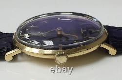Le Coultre 18k Solid Gold Vintage Wind Up Watch Original Swiss Made 17 Jewels