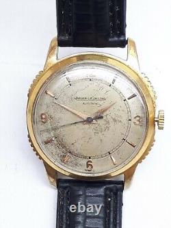 MONTRE-BRACELET AUTOMATIQUE VINTAGE JAEGER LeCOULTRE BUMPER CAL 476 POUR HOMME, SUISSE, RARE