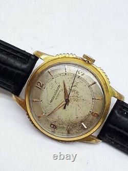 MONTRE-BRACELET AUTOMATIQUE VINTAGE JAEGER LeCOULTRE BUMPER CAL 476 POUR HOMME, SUISSE, RARE