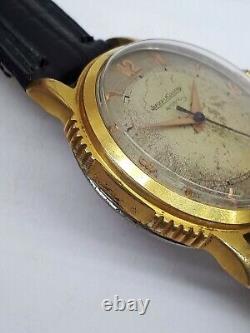 MONTRE-BRACELET AUTOMATIQUE VINTAGE JAEGER LeCOULTRE BUMPER CAL 476 POUR HOMME, SUISSE, RARE