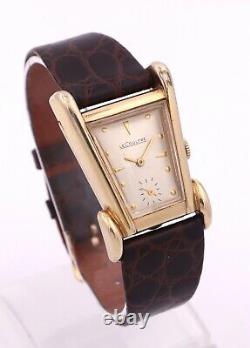 Montre Lecoultre Vintage Swiss Aristocrat Grasshopper Wrist Watch 438/4cw 10k Gf