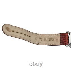 Montre-bracelet LeCoultre Vintage en acier/or rose de 32 mm avec cadran en cuivre et mouvement manuel