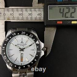 Montre-bracelet automatique vintage pour homme, Swiss Jaeger Lecoultre Club Day Date WJ02
