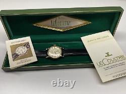 Montre-bracelet automatique vintage suisse Lecoultre avec boîte et papiers